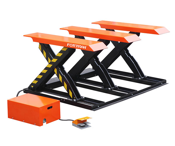Wat is het structuurprincipe van het schaarliftplatform